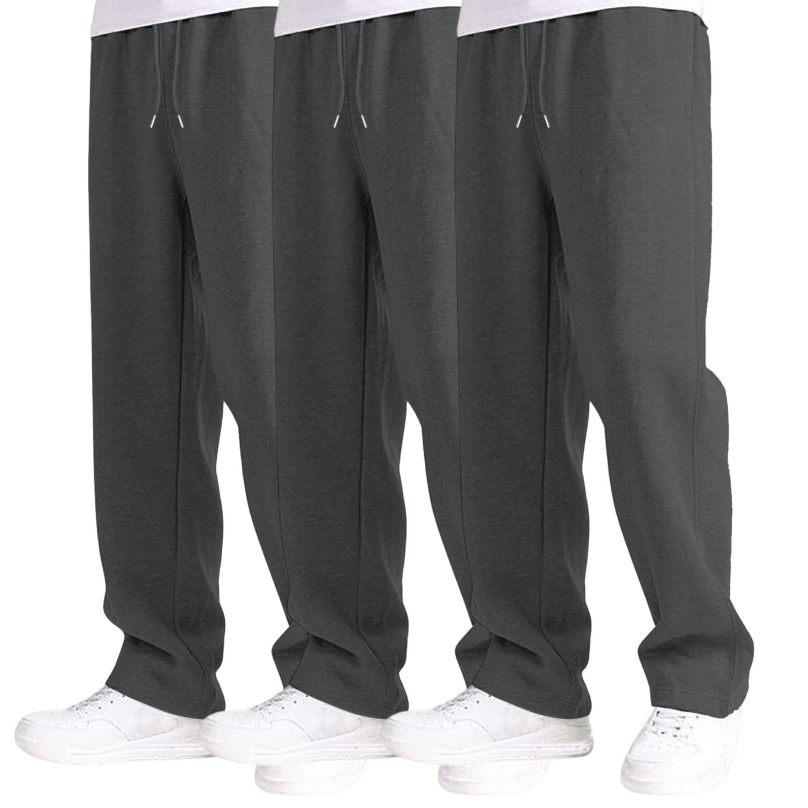 WINWUQB - Pantalones deportivos escolares para niños, paquete de 3