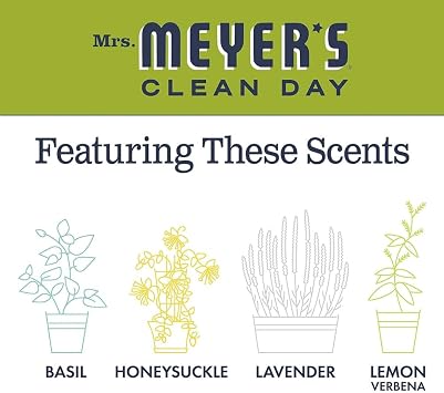 Mrs. MEYER'S CLEAN DAY Multi-Purpose Cleaner Variety Packs 44.5 Fl Oz (Pack of 1), Lemon Verbena