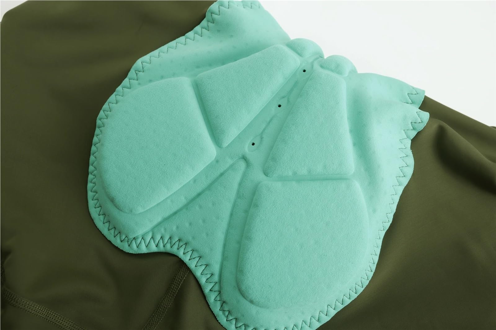 Culotte con Tirantes para Ciclismo Pantalones con Tirantes de Ciclismo for Hombre, 2 Bolsillos, 3/4, Verano, Primavera y otoño, Pantalones for Bicicleta, Ropa Pns para Ciclistas(Green,L)