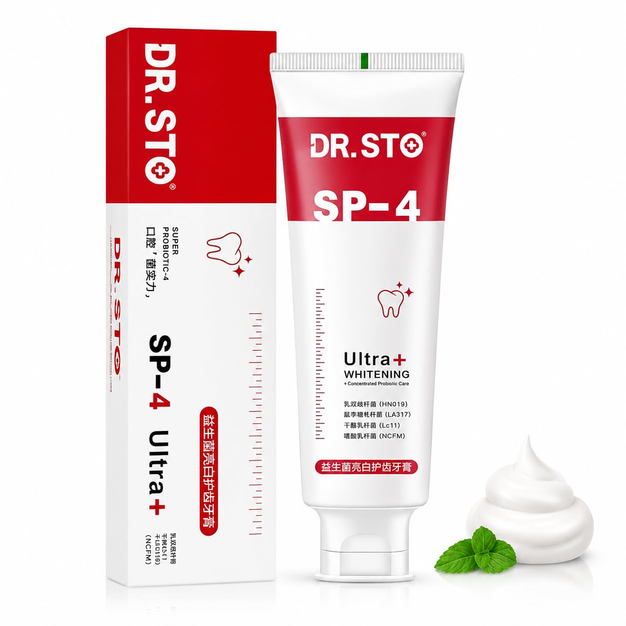 DR STO SP-4 Ultra+ Whitening Toothpaste | Advanced Probiotic Oral Care | Fresh Breath & Teeth Whitening | (Pack of 1)-image-49