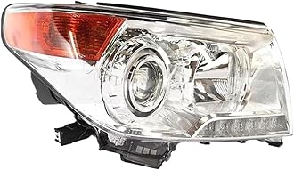 KLAUER For Toyota For Land Cruiser LC200 2012-2015 Front Head Light DRL Head Lamp Headlamp Headlight LED Daytime Running Light(Right light)