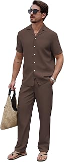 TAGDO® Men's Cotton Night Suit Pajama Sets | Night Pants for Man | Co-ord Set for Men |Modern Loungewear (2058) Price In India