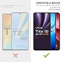 SupCares Tempered Glass for Vivo T4X, Vivo Y39 and iQOO Z10X (6.72 Inch) With Installation Kit | 9H Edge to Edge Screen Protector | Black gallery image