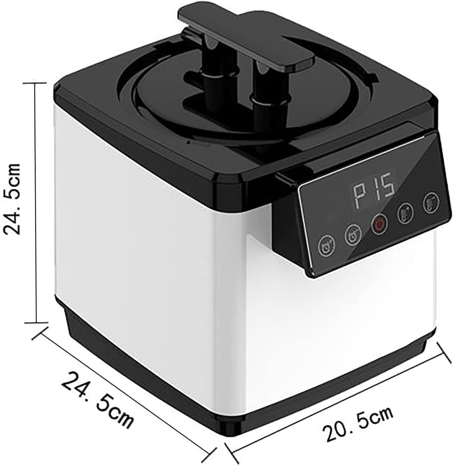 Garnek do sauny na parę 1000W, Maszyna do sauny na parę, Pojemność 2,6 L, Regulacja w 15 stopniach, Generator pary do sauny z pilotem i pojemnikiem na zioła