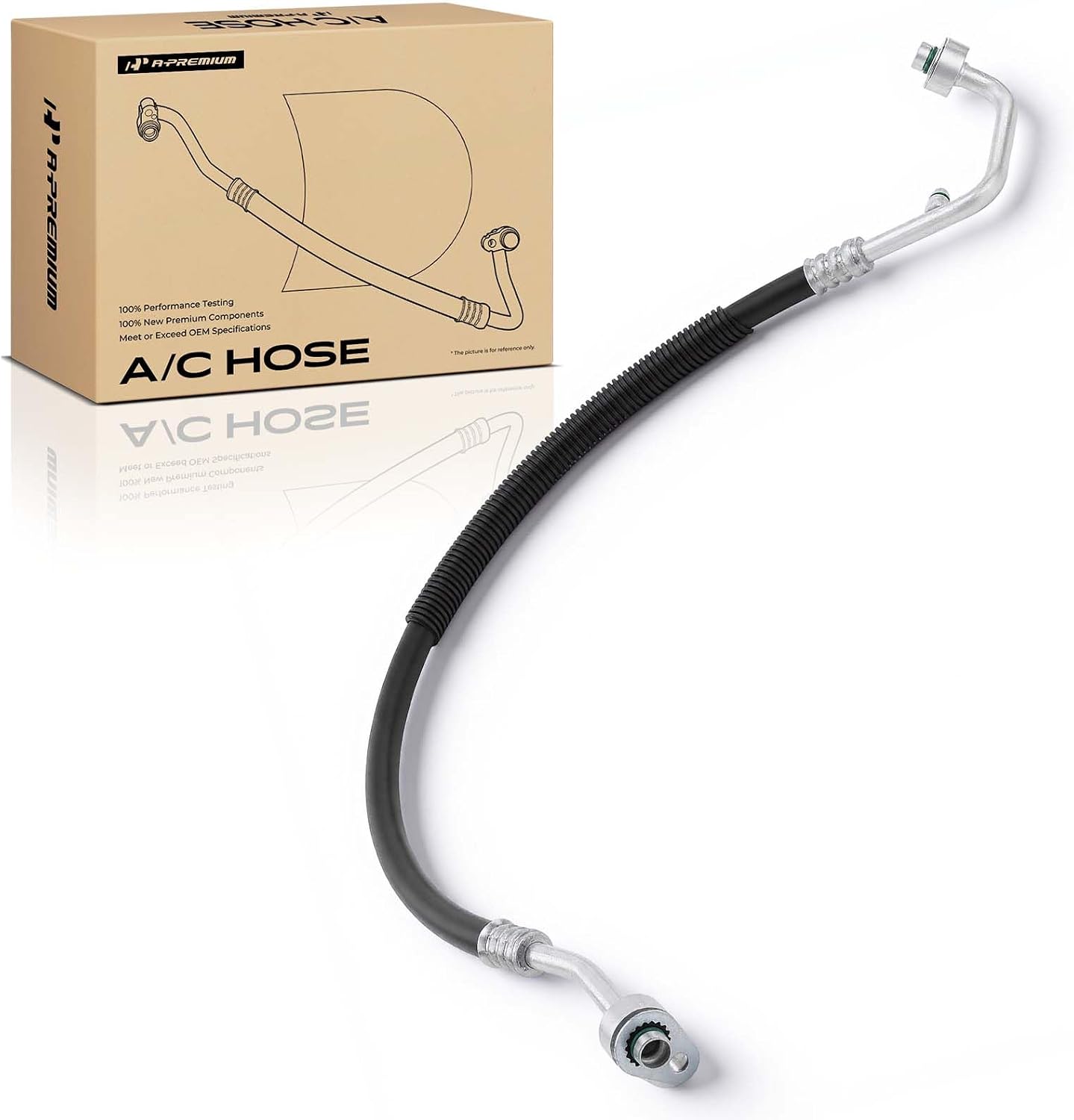 A-Premium A/C Discharge Line Hose Assembly Compatible with Dodge Ram 2500 2004, Ram 3500 2004-2005, Ram 1500 2004-2007, 3.7L 4.7L 5.7L, Compressor to Condenser