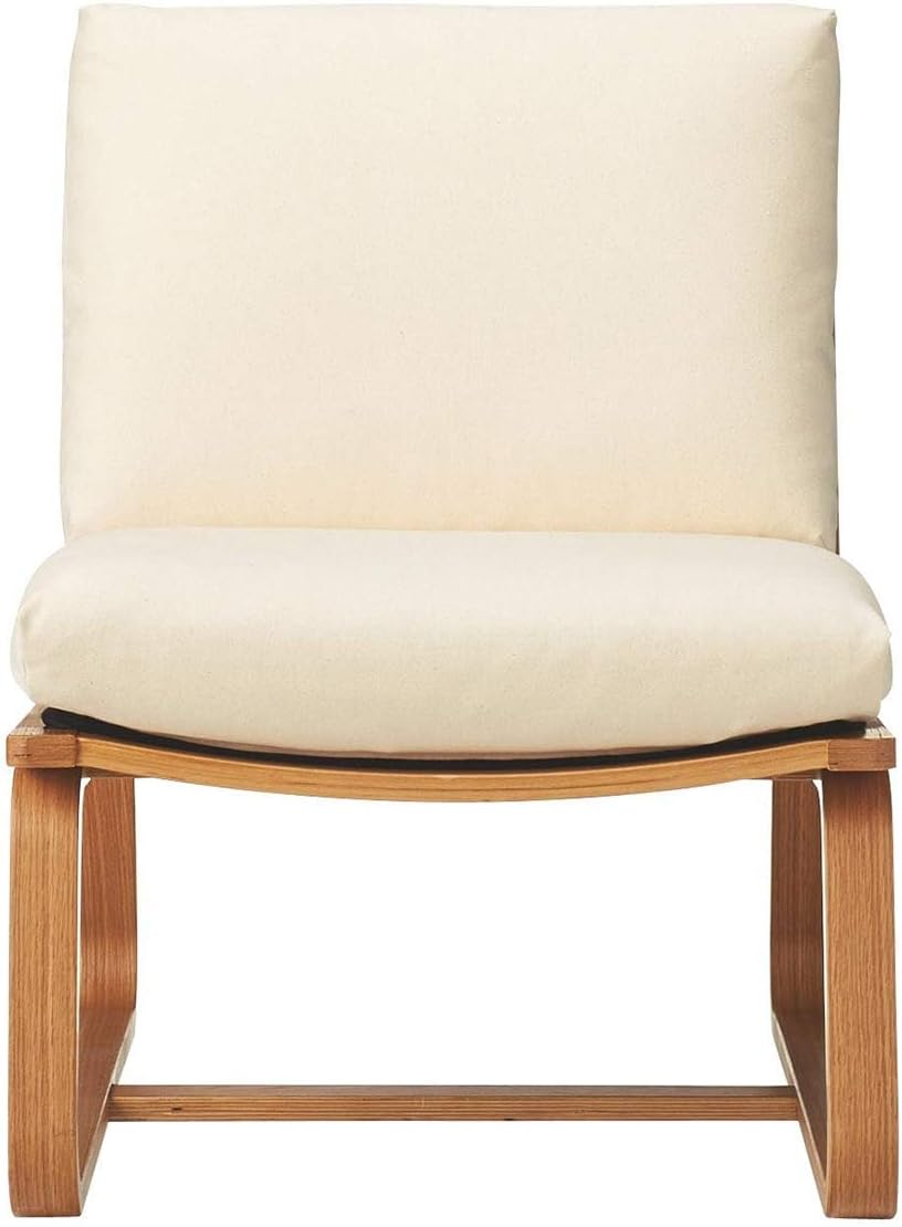 Muji 82598469 Sofa Chair Oak for Living and Dining Room, 21.7 x 30.7 x 30.3 inches (55 x 78 x 77 cm)