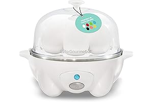 Elite Gourmet Rapid Egg Cooker with 6 Egg Capacity: Master the Art...