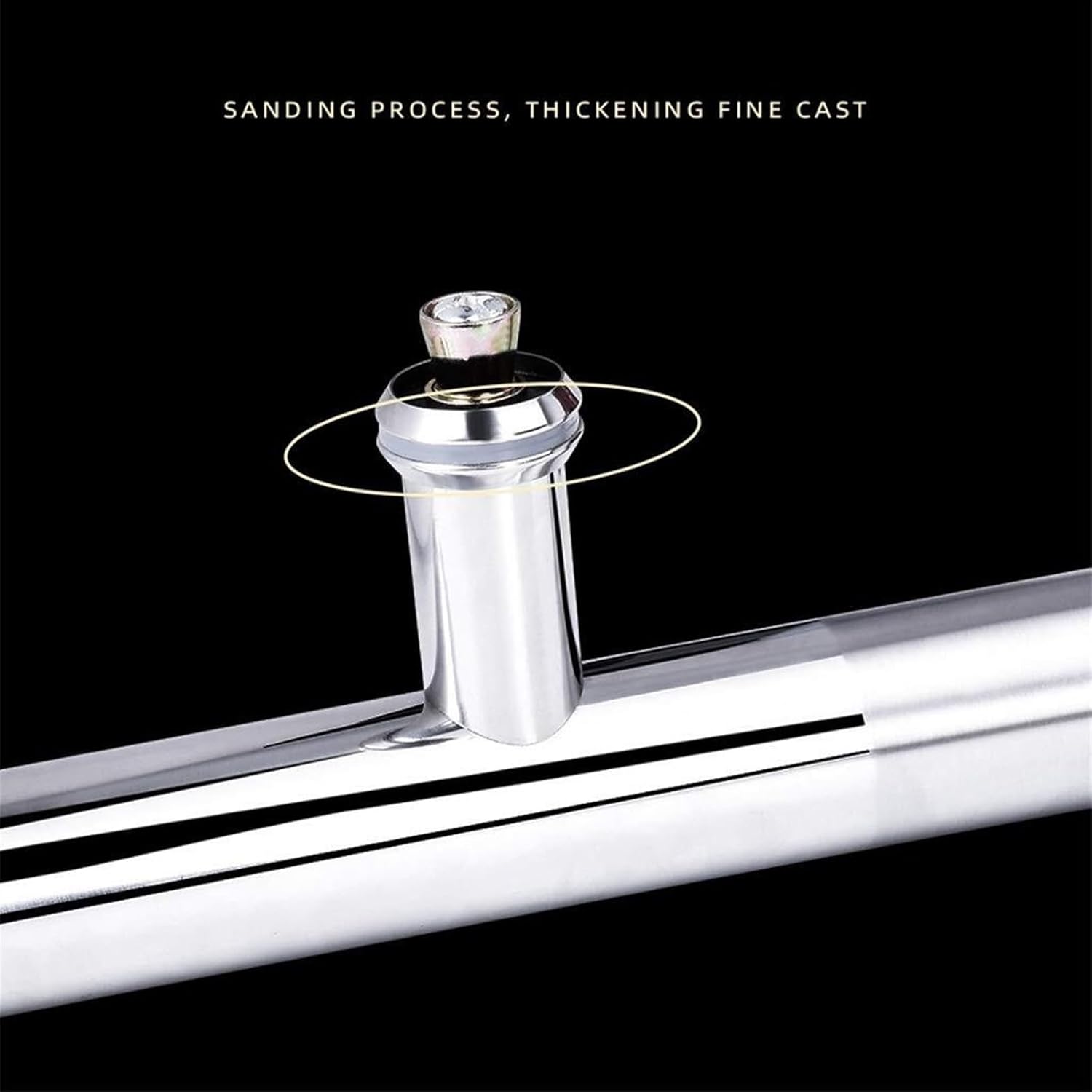 Solid Standoffs Heavy-Duty Stainless Steel Door Handle can be Used for Glass Doors/Metal Doors/Sliding Doors/Barn Doors/Wood Doors,7 Sizes (Size : 120x80cm)