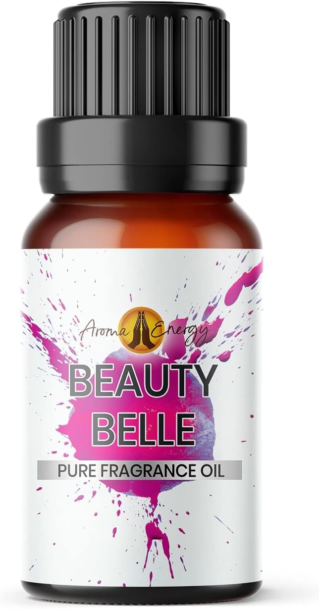 Beauty Belle Fragrance Oil 10ml - for Aromatherapy Wax Melt, Reed Diffuser, Candle Making, Home Made Soap, Bath Bomb, Potpourri, Slime, Oil Burner