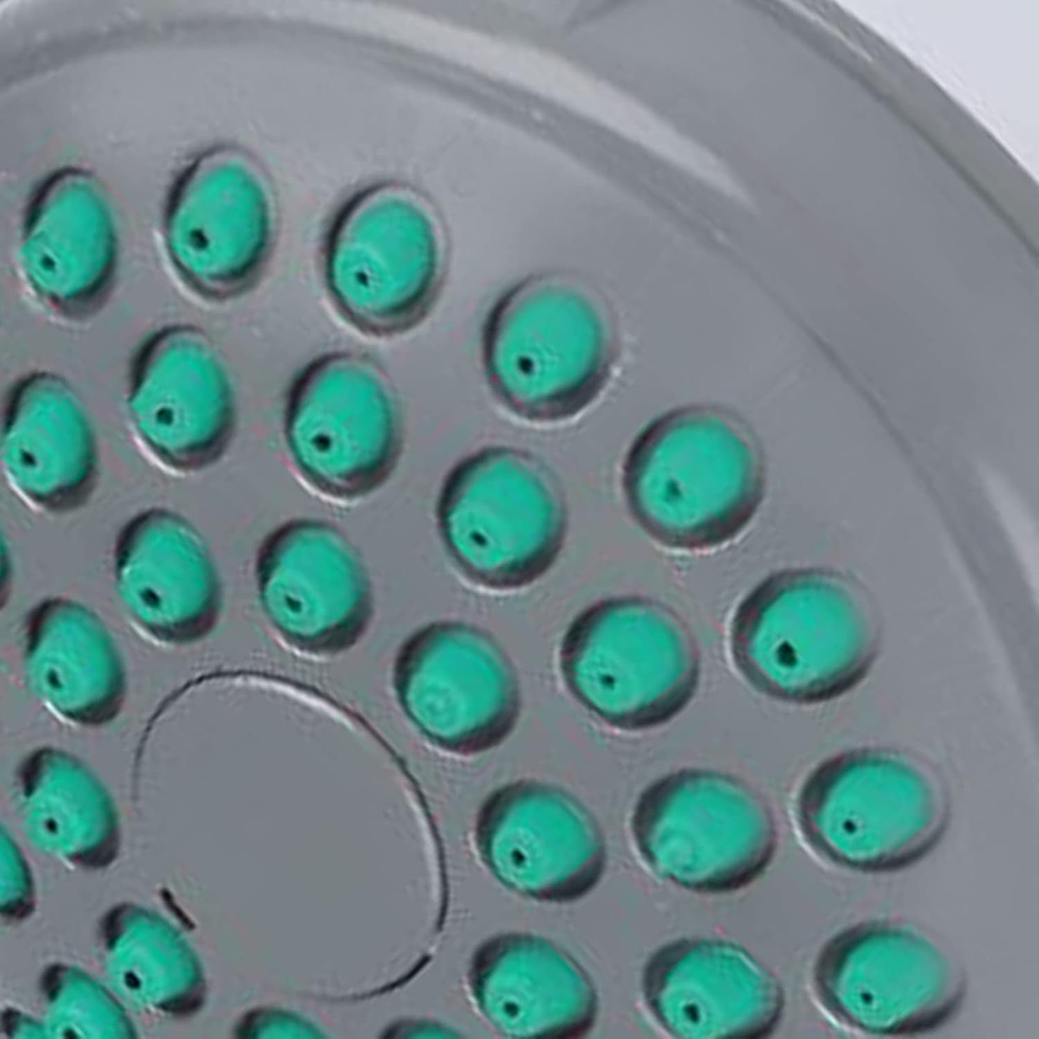 High Pressure Handheld Shower Head Spray Shower Head Green Water Outlet Hole High Pressure Removable Small Shower Head for Bathroom Accessory