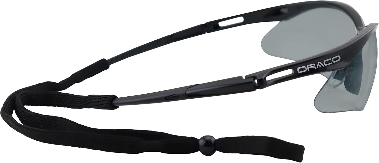 Stauffer Draco Safety Glasses, ANSI Z87+ Certified With UV Protection (Pack of 12)