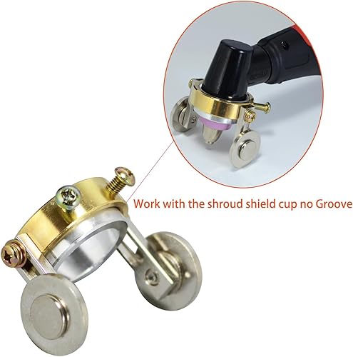 Miniatura 4 de RIVERWELD SG-55 AG-60 Cortador de plasma Rodillo Guía Rueda Espaciador Círculo Brújula Soporte Apagado Ajuste Piloto Arco Iniciar