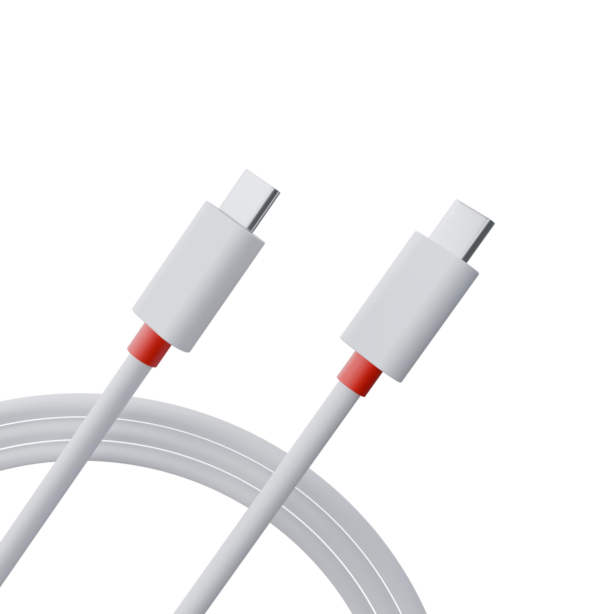 Fast charging Type C to Type C 65W Cable Compatible with OnePlus, Samsung, Realme, Oppo, Vivo & Other Type C Smartphones Fast Charging,Tangle-Free,Sturdy Cable (1 M,White) (White) (B0D8Z4P9VH) Amazon Price History, Amazon Price Tracker