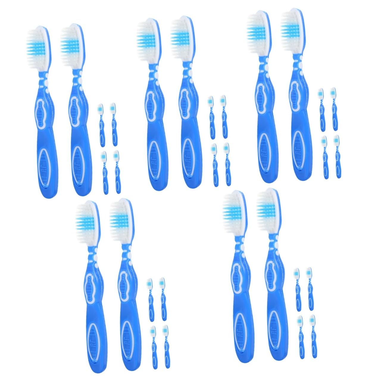 Healeved 30pezzi Spazzolino Viaggio Con e Setole Morbide Per Profonda Spazi Ristretti Progettato Per Garantire Sicurezza e