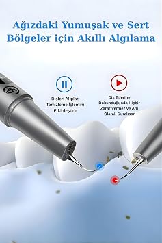 NPO M1 5MP Kameralı UV'li 5 Modlu Ultrasonic Tartar Plak PET Diş Temizleme Cihazı