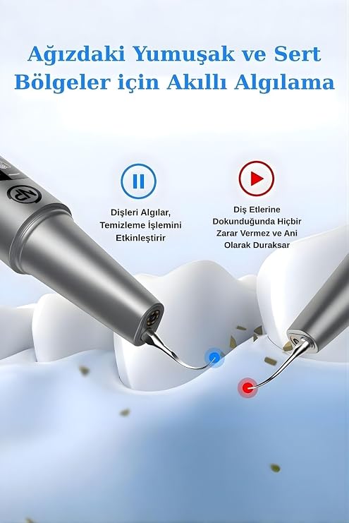 NPO M1 5MP Kameralı UV'li 5 Modlu Ultrasonic Tartar Plak PET Diş Temizleme Cihazı