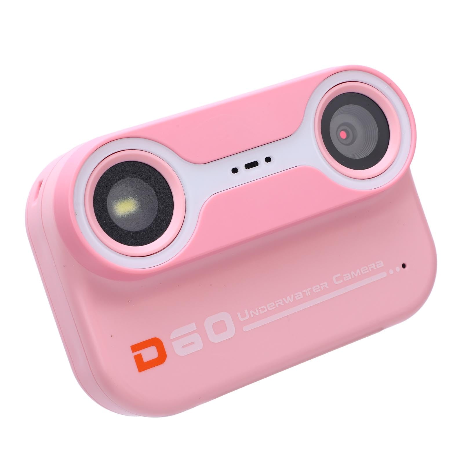 SENECESLI Fotocamera Subacquea Compatta 2K 26MP con Doppio Obiettivo e Zoom 10X per Immersioni e Snorkeling, Schermo IPS HD (PINK)