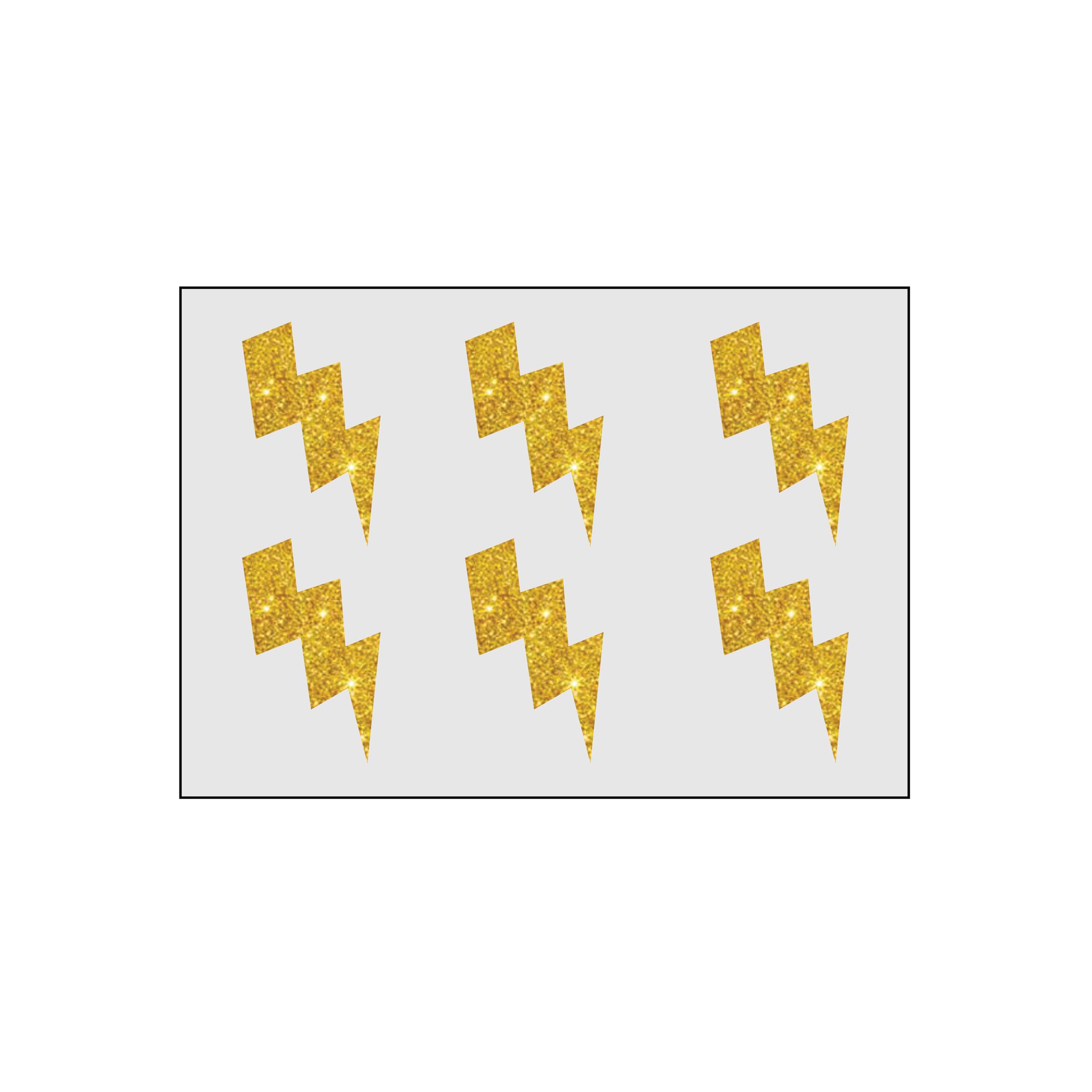 EyeBlack Glitter Sports Ball Face Stickers - Easy to Use Decals, Set of 12 - Sparkling Designs for Sporting Events, School Pep Rally