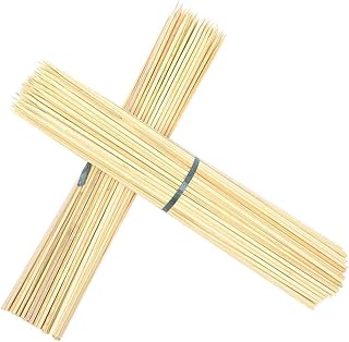 Material De Embalagem Do Buquê De Desenho Animado De Flores Varas De Bambu De 4 Mm De Diâmetro (Varas De Bambu De 50 Cm [Cerca De 50 Varas/Pacote] 2 Embalagens