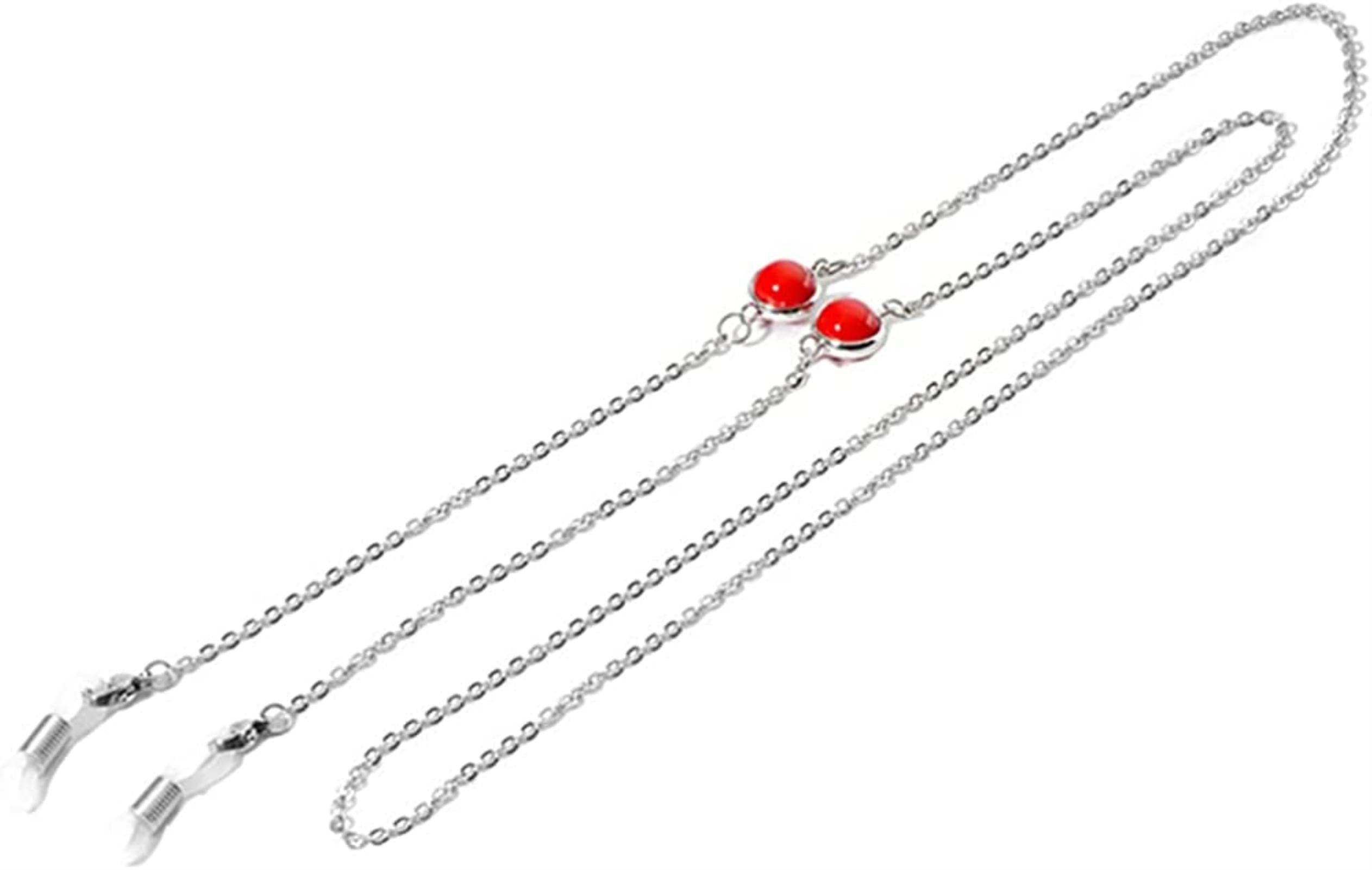 KLXSIVU Sunglasses Chains Eyewear Retainer Chain Eyeglass Strap Holder Neck Cord For Women