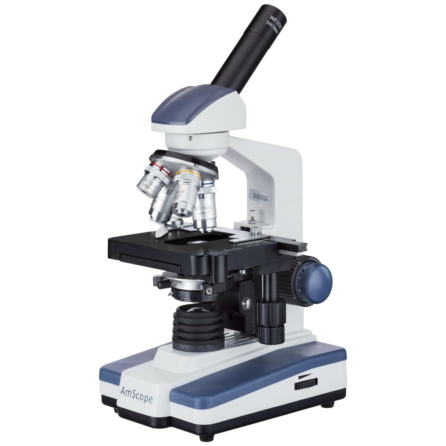Microscopio Compuesto monocular Digital LED 40X-2500X con Etapa 3D (M620C)