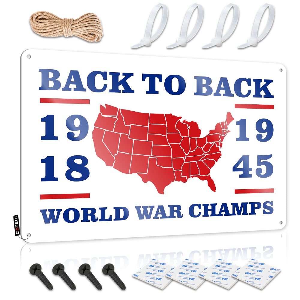 Decorations Wall Wall Decor | World War Champs Accent For Humor Home(20X30CM)