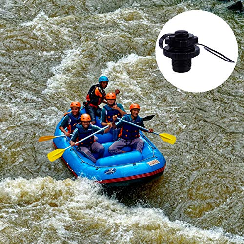 Abaodam 2 peças de plugue de barco inflável, 22 mm, acessórios de caiaque para barco