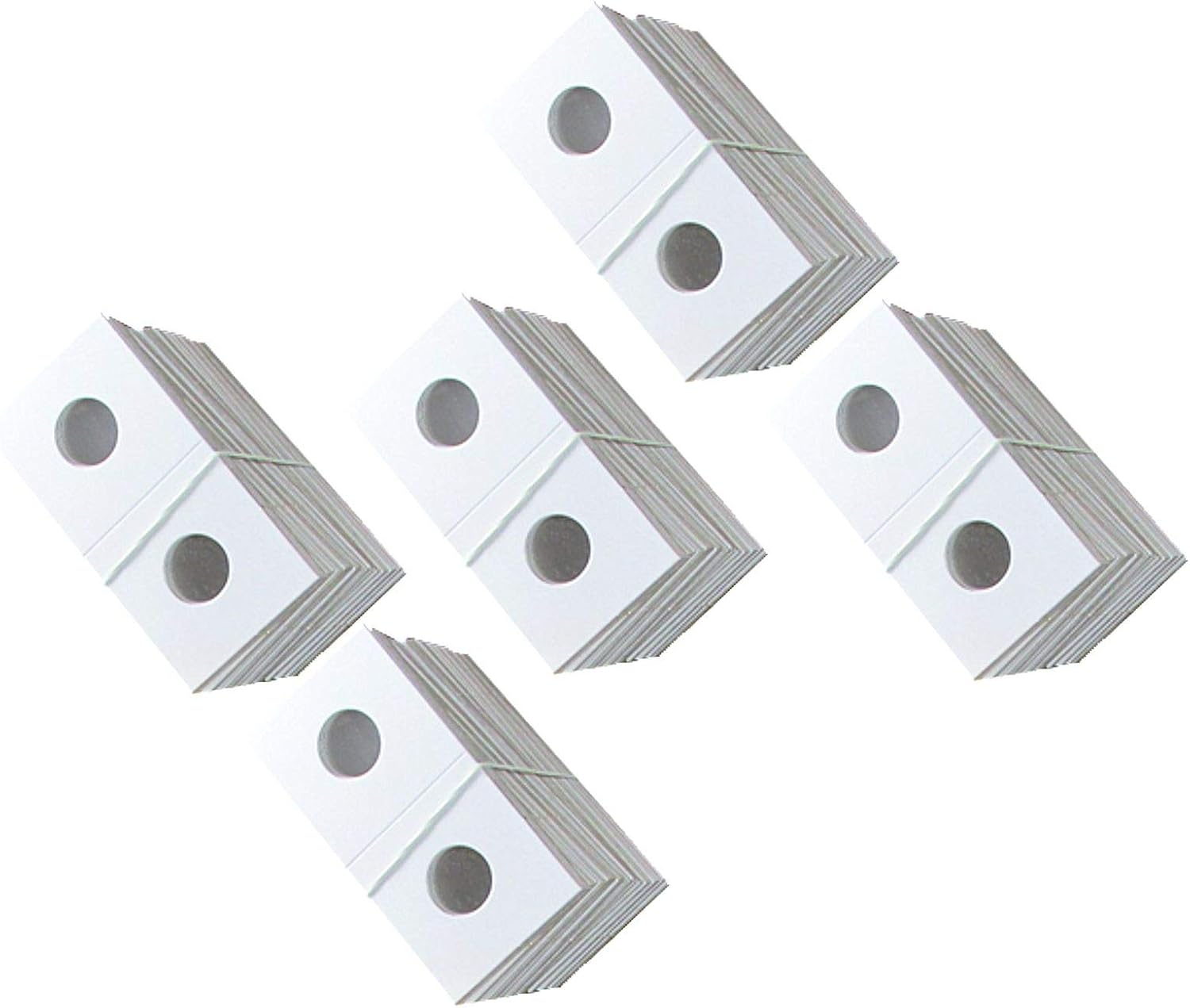 Guardhouse 2x2 Staple Paper Coin Holder for Dime, 500 pack