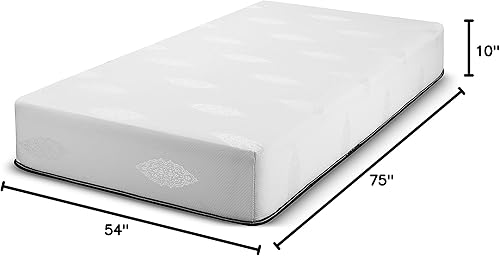 Miniatura 6 de BEST 2 REST Colchón suave de espuma viscoelástica con gel refrigerante - Fabricado en Estados Unidos, Memory Foam, 8 Inch