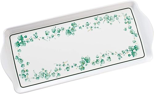 Miniatura 7 de Reston Lloyd Corelle Coordinates charola de melamina con asas, (Tidbit Tray)