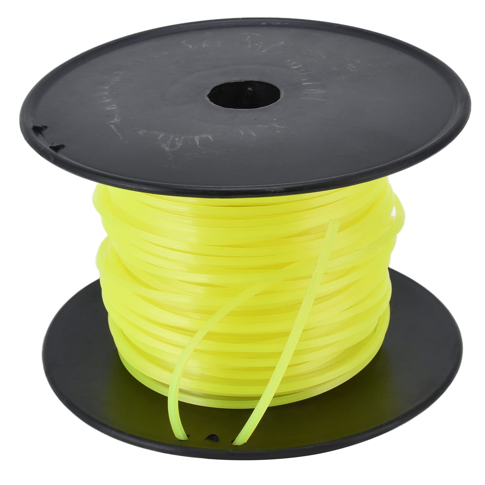 Wakects Filo per Decespugliatore da 3 Mm Filo per Decespugliatore in Nylon per Tosaerba Quadrato Giallo per per Taglio di da Giardino Ed Erbacce (50 m / 164 Piedi)