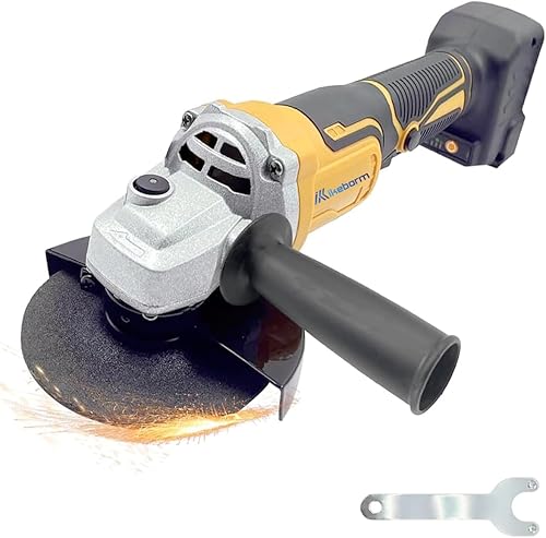 Amoladora angular inalámbrica para batería Dewalt de 20 V, motor sin escobillas, 3 velocidades variables, amoladora de 4-12 pulgadas para cortar,