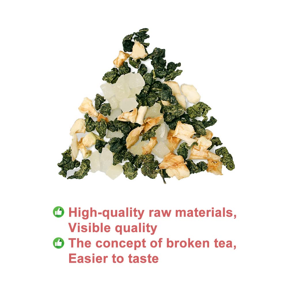 Plant Gift Honey Peach Oolong Tea Bags 6.17oz (3.5g*50bags), té de oolong, melocotón seco, manzana seca, natural puro de china, té mixto de salud, combinación de té de flores 175g 蜜桃乌龙茶