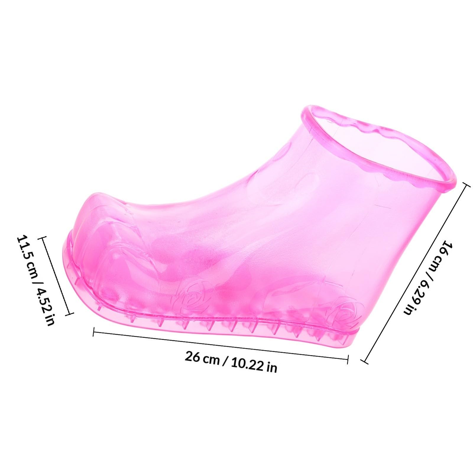 Prodotto per pediluvio piedi, vasca pedicure rosa con design magnetico per massaggio a casa e facile manutenzione