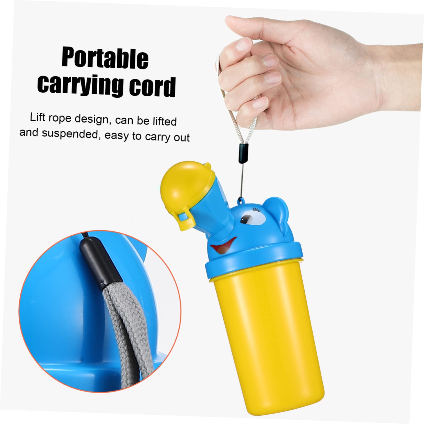 Gogogmee Portable Urinal Travel Potty for Boys Leak Material Easy to Carry for Outdoor Use for Potty Training The Go for Camping Road Trips