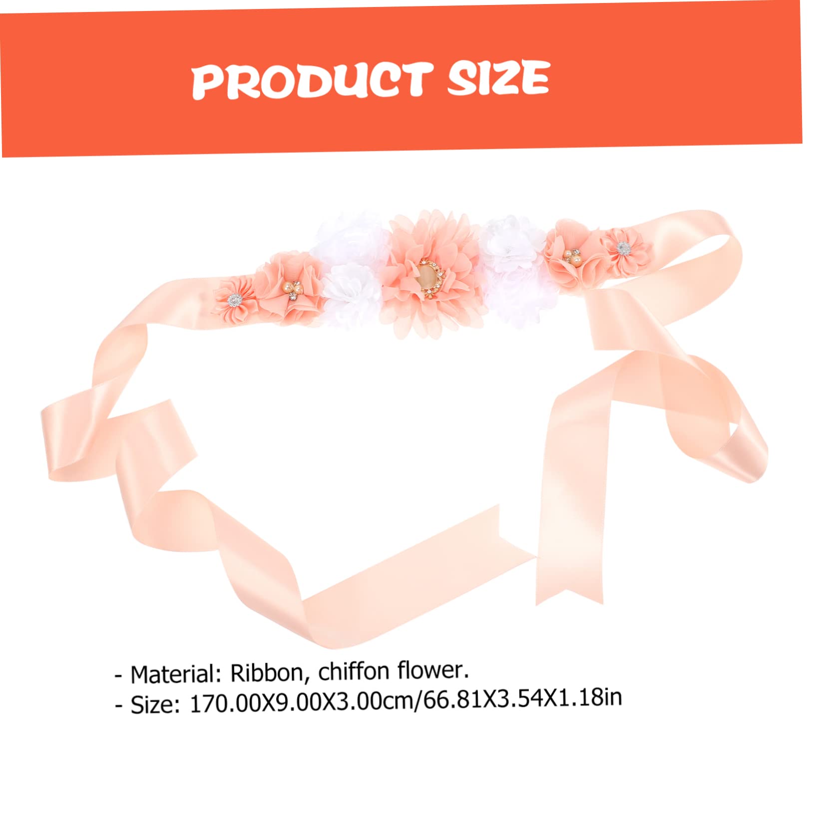MAGICLULU 5 Set Per Abbellire Il Tuo Outfit Premaman Cintura Fascia E Spilla Per Fiori Da Mamma