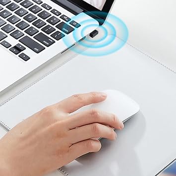 USB Receiver for Wireless Wireless Receiver USB Dongle Transmitter for Home Office Conference Rooms Multimedia Presentations Computer Workstation