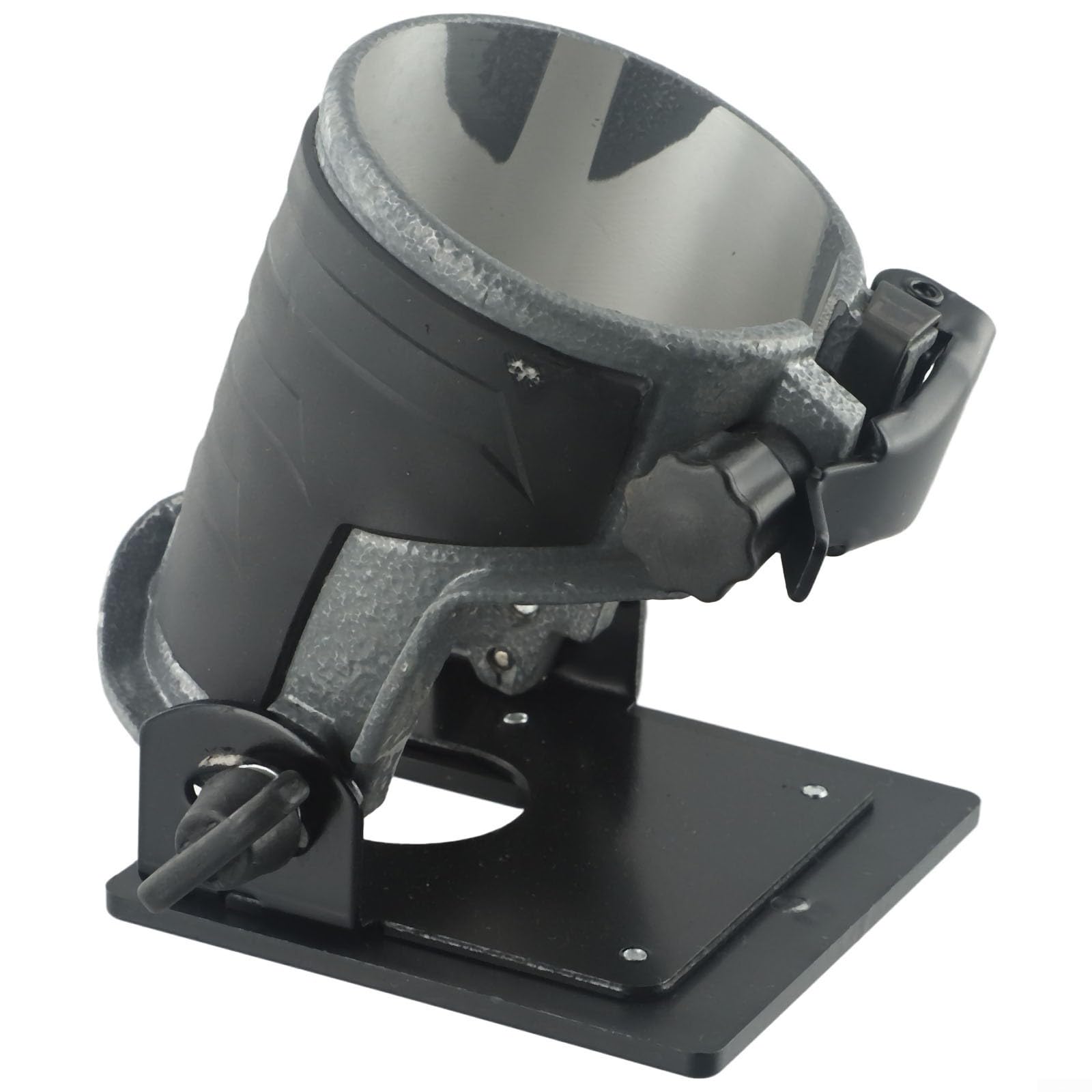 Base inclinable en aluminium réglable de -30 à 45 degrés pour couper les stratifiés et le travail du bois compatible avec l'outil électrique RT0700C DRT50 3709 370