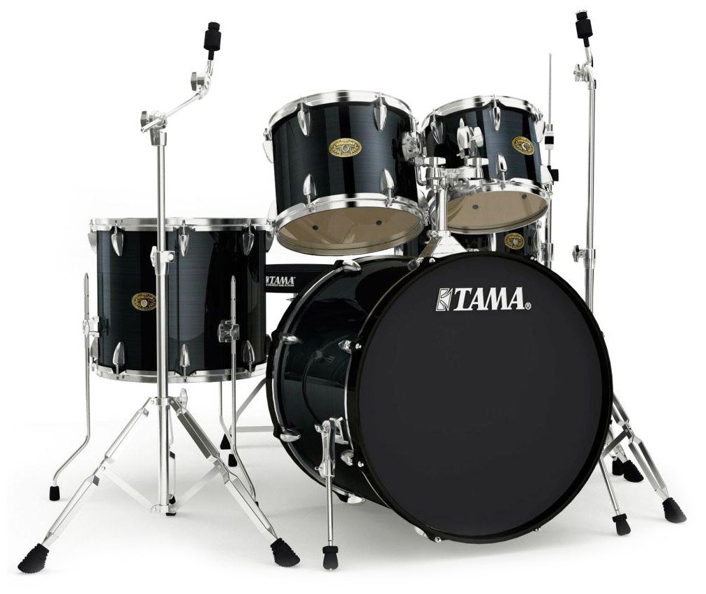 Tama IM52KH6 Imperial Star Drum Set Hairline Black : Amazon.in