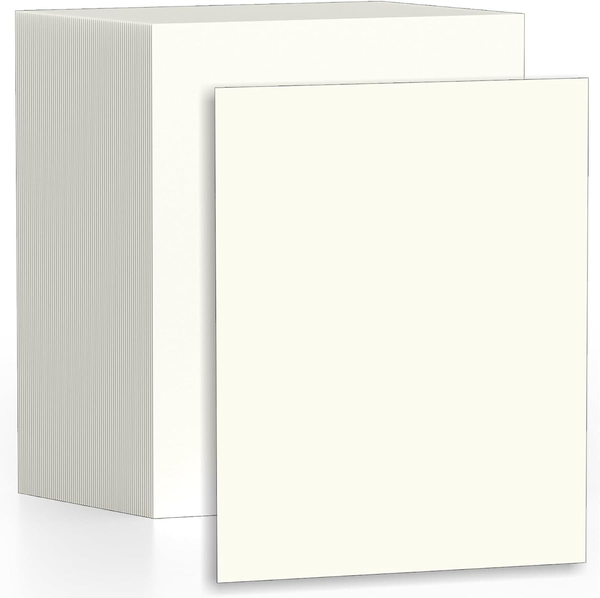 120 Sheets Cream Cardstock Printer Paper 8.5 x 11, Ivory Cardstock Paper | Construction Paper 8.5 x 11, Card Stock Paper 8.5x11, 200GSM Thick Cardstock for DIY Card, Greeting Card, Wedding Invitation