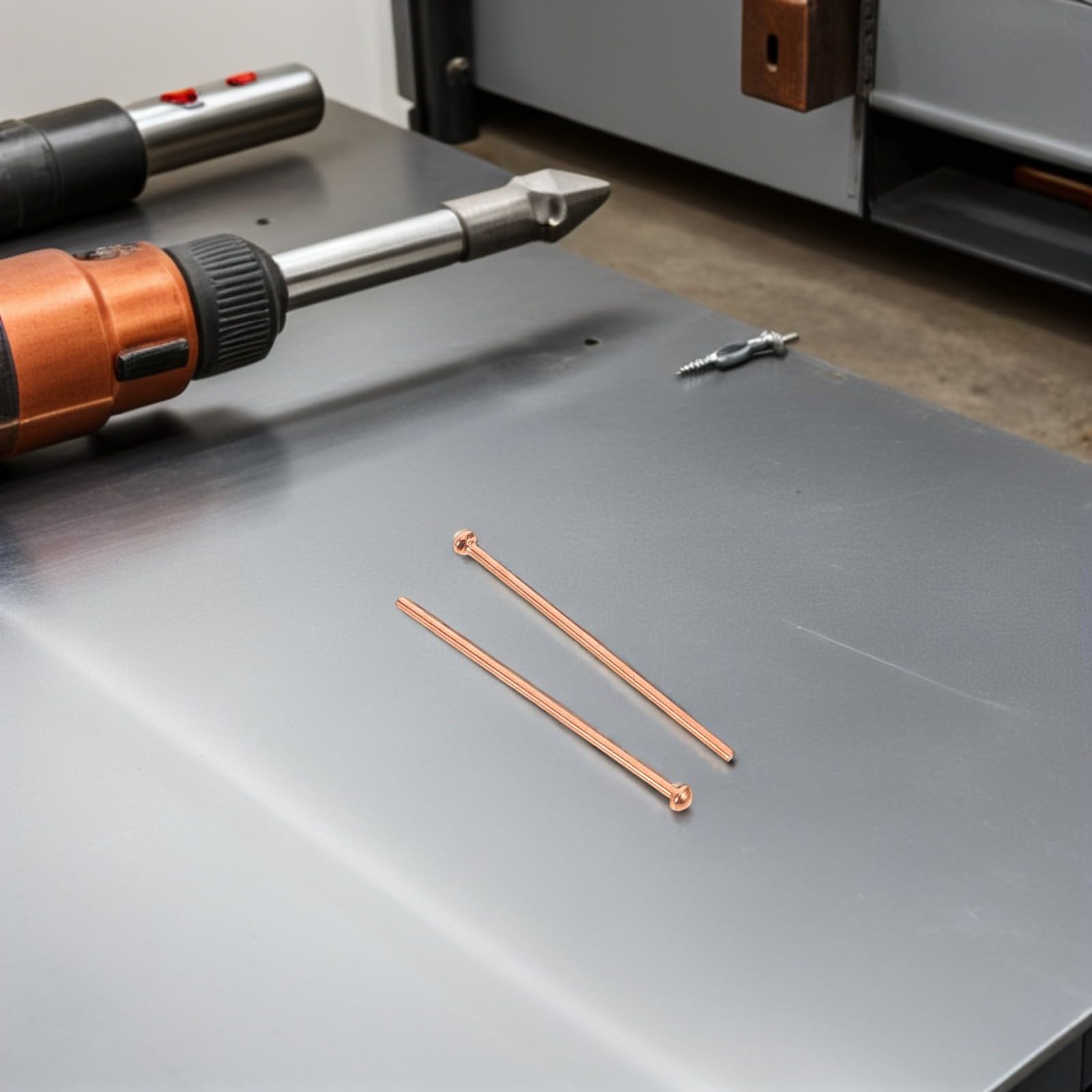 Schweißbolzen 2,0mm 500 Stück mit Blechziehstift und Ausbeulwerkzeug für Karosseriearbeiten zur Dellenentfernung bei Fahrzeugblechen und Autoreparatur