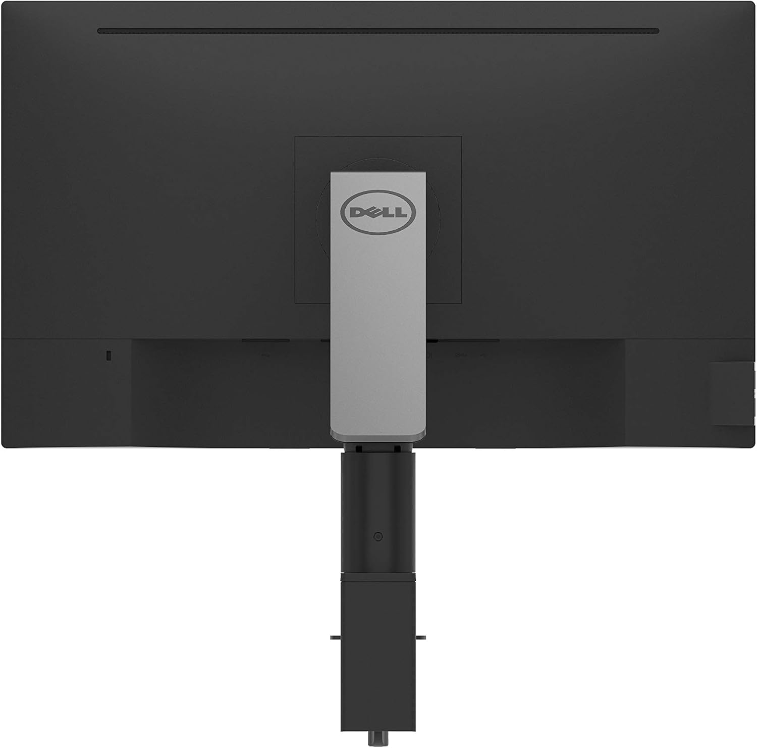 DELL MSSA18 Flat Screen Desk Mount 27" Black Silver Flat Screen Mount for Office (2.27kg, 48.3cm (19"), 68.6cm (27"), Black, Silver)