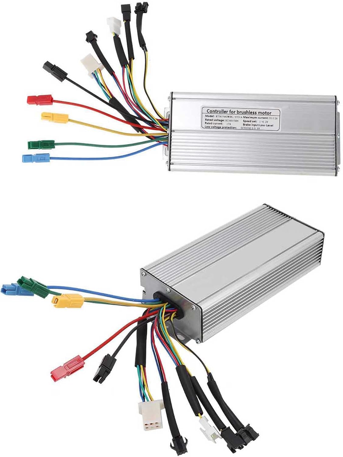 Controller label with specifications