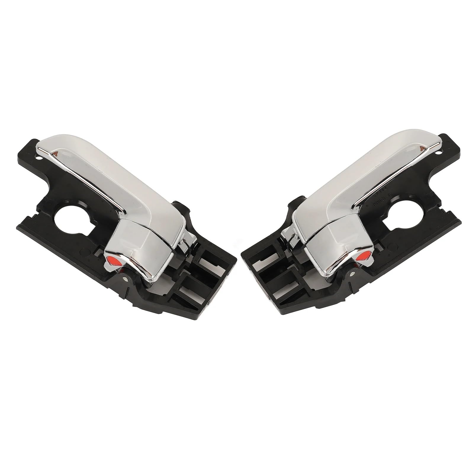 Btnuahq A Pair Car Door Handle Interior 82610-1F000 82620-1F010 Chrome Inner Door Handle Car Interior Accessories Replacement For Kia For Sportage 2005‑2008 2009 2010 Car Inside Door Handle