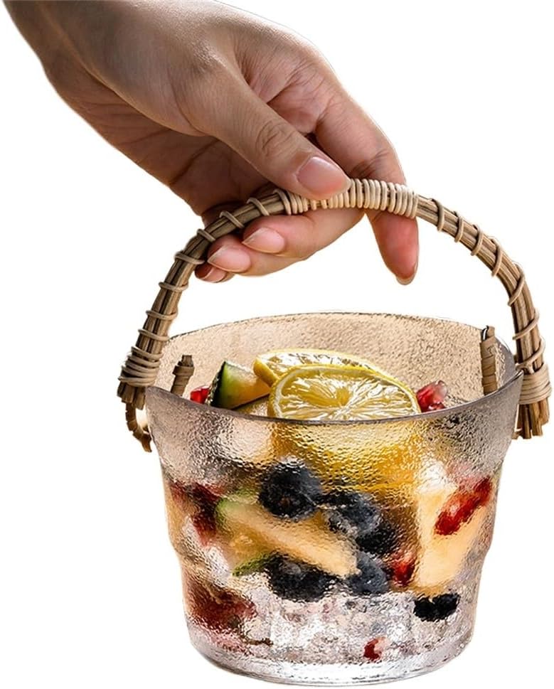 Portable Glass Ice BucketBeer BucketFruit Wine BucketIce BucketChampagne Bucket