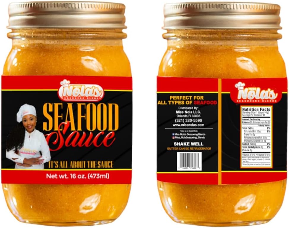 Nola Flavored Seafood Sauce, Cajun Style Seafood Dipping