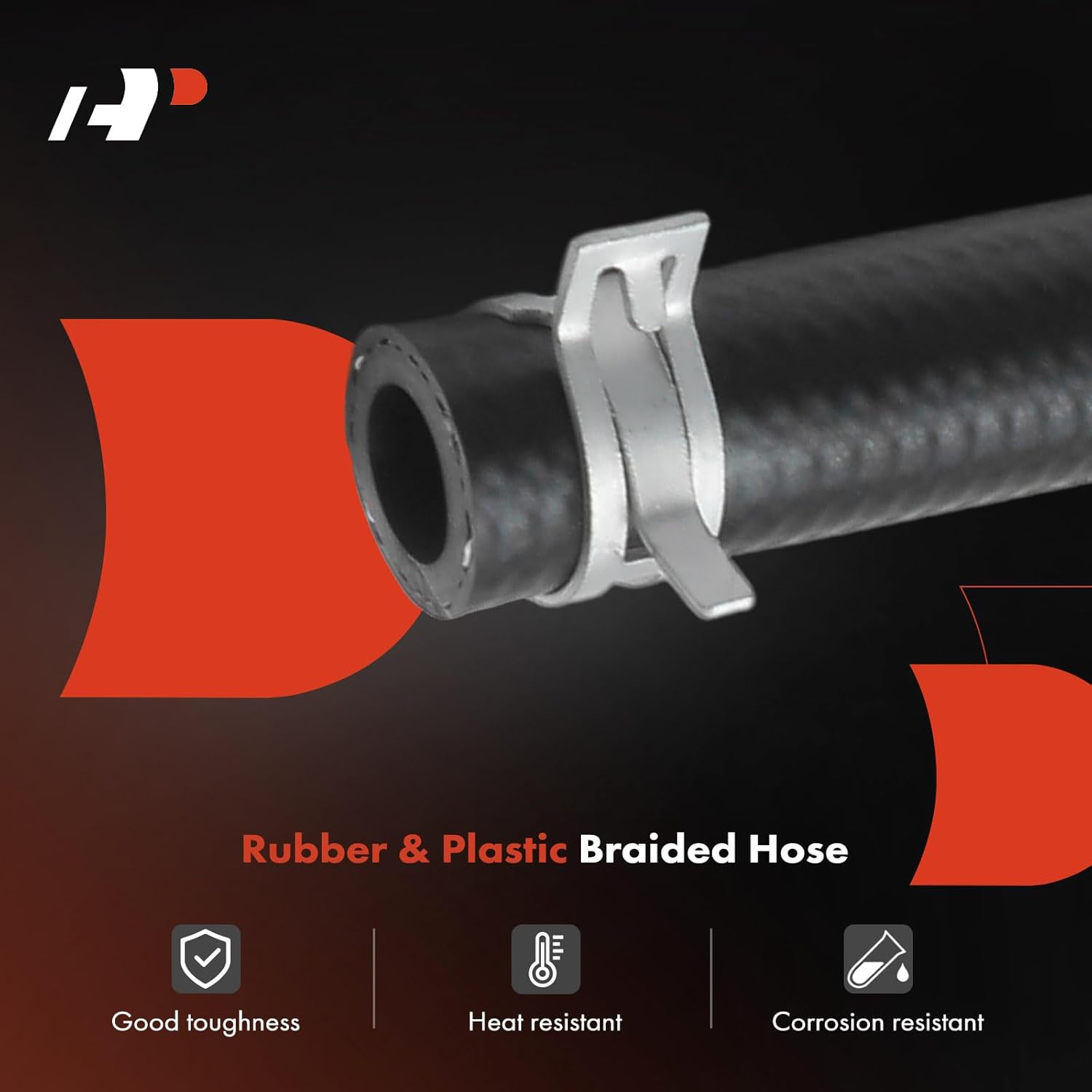 A-Premium Inlet HVAC Heater Hose Assembly Compatible with Cadillac, Chevrolet, Hummer & GMC Models - Silverado 1500/2500/3500, Sierra 1500/2500/3500, Yukon, Tahoe, Escalade, Avalanche 1500/2500, H2