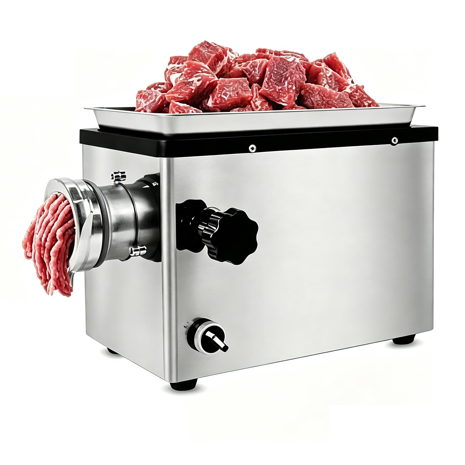 Tritacarne Elettrico 1500w In Acciaio Inox Con Funzione Inversa