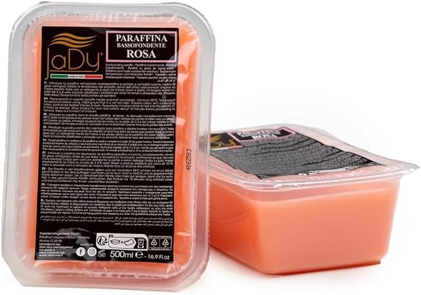 JaDy - Parafina do Rąk i Stóp | Nawilżenie i Relaks | Efekt Terapeutyczny | Stymulacja Krążenia | 1 kg, 2x500 g, Różowy