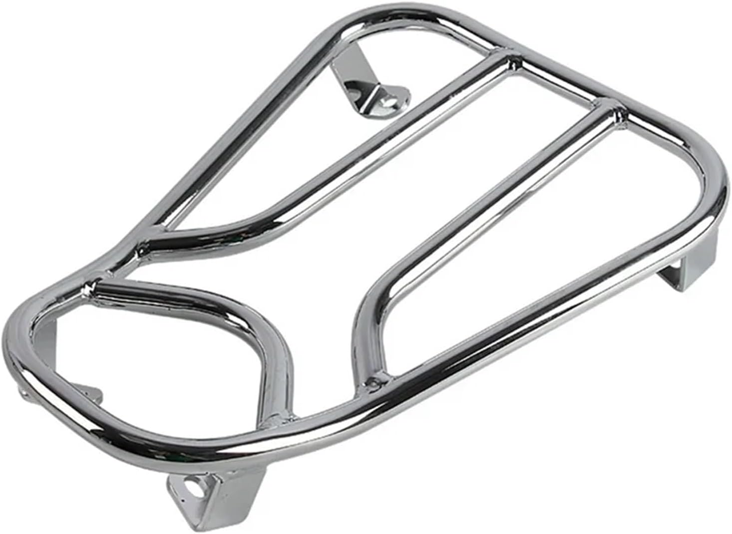 Replacement Motorcycle Luggage Rack Foot Pedal Rear Accessories Silver